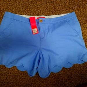 NWT Lilly Pulitzer Periwinkle purple buttercup shorts size 16